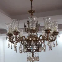 فروش یک جفت لوستر برنج