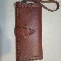 کیف پول سه لت چرم طبیعی
