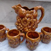 پارچ و لیوان قشنگ و عتیقه.
