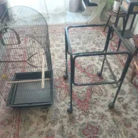 قفس پرنده سالم تروتمیز دوتیکه قابل حمل
