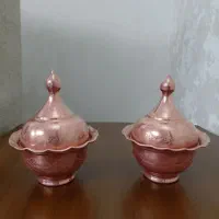 قندان مسی کار دست زنجان ،در حد نو