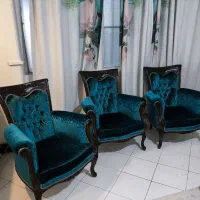 مبلمان ۷ نفره تمام چوب