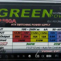 پاور کامپیوتر مدل Green توان ۳۸۰ وات