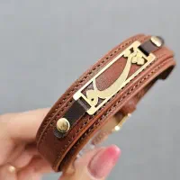 دستبند چرم