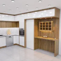 ساخت و طراحی واجرا کابینت وکمدیوار....