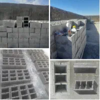 بلوک دیواری 20*40 سه خانه تولید در مبارکه