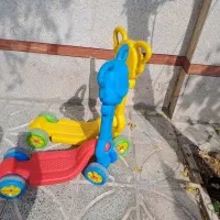 اسکوتر 3 چرخ کودک( در دو رنگ قرمز و زرد