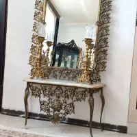 اینه و شمعدان برنز