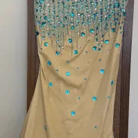 پیراهن مجلسی سنگ دوزی سایز ۴۸/۴۶