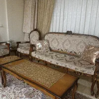 مبلمان نیمه سلطنتی چوب راش درجه یک