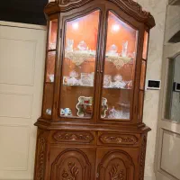 بوفه دو تیکه چوب گردو