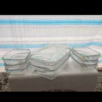 ست تابه مرغ خوری و ست تک نفره پیرکس فرانسه