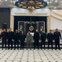 بادیگاردی  نظم و هماهنگی داخل مراسم کنسرت. تولد
