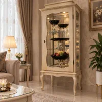 بوفه کلاسیک + ست ۴ تکه ظروف پذیرایی