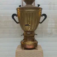 سماوربرنجی قدیمی تمام فابریک
