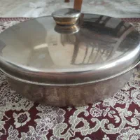 ماهی تابه قدیمی استیل اصل