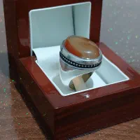 انگشترعقیق یمن رکاب دست ساز