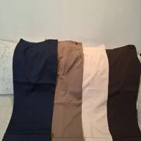 شلوار  کرپ مازراتی و نخی و پارچه مورگان و بزایاق