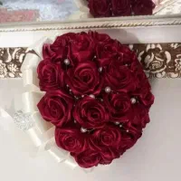 ساخت دسته گل عروس