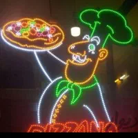 تابلو ال ای دی پیتزا همبرگر ساندویچ