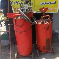 پمپ باد ۲۵۰ لیتری سالم و کف پاش