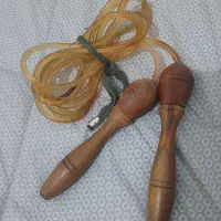 طناب ورزشی نوستالژی دسته چوبی چینی