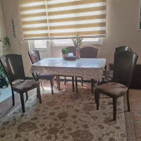 میز ناهارخوری 6نفره چوب اصل گردو. درحد آک