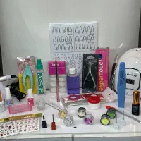 پک کامل کاشت ناخن به همراه دستگاه