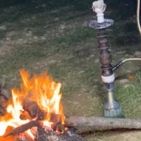 قلیون کافه ای دوسیب و لاو تنه گردو