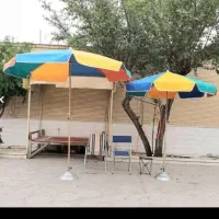 چتر چادر سایبان کافه دایره خیمه رستوران مسافرتی
