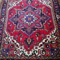 فرش قالیچه هریس تاجری تازه از دار افتاده تک 1.5در2