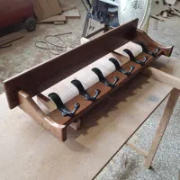 رخت اویز چوبی گردو درجه۱ (پینترستی)ش