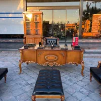 مبلمان اداری کلاسیک میزمدیریت ومبل سناتورچهاردانگه