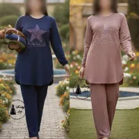 شلوار و تونیک ست ستاره برجسته