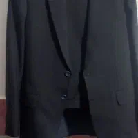 کت وشلوار رنگ‌سرمه ای تیره سایز۴۸