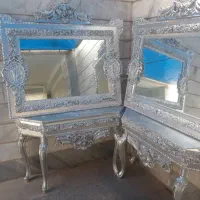۲تا میز کنسول همراه با آینه سالم و تمیز