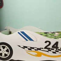 تخت طرح ماشینی به همراه تشک خوشخواب