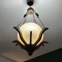 لوستر چوبی