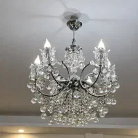 دو عدد لوستر تمام استیل فوق العاده نو