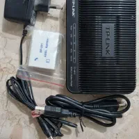مودم adsl  با تمام  وسایل tp-link مدل 8817