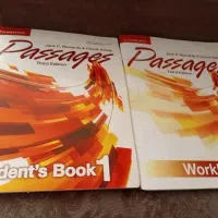 کتاب زبان passage 1 به همراه کتاب کار