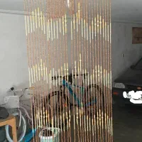 پرده ریسه ای مهره چوبی
