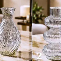 گلدان شیشه ای در خانه ما