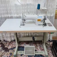 چرخ خیاطی راسته دوز و سردوز 4 نخ جک