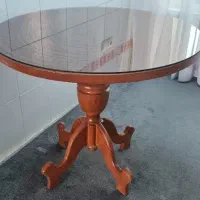 میز ناهار گرد،۴ نفره با قطر ۹۰ سانت