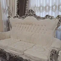 مبل استیل ۹نفره همراه میزو عسلی