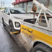 یدکش امداد خودرو مجهز به چرخ گیر شبانه روزی