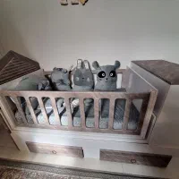 تخت و سرویس خواب کودک خوشخواب و روتختی سیسمونی