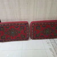 دو عدد پشتی پته دست بافت کرمان
