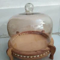 کاپ کیک بزرگ با پایه چوب گردو نو